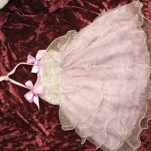 Fluffy dance costume